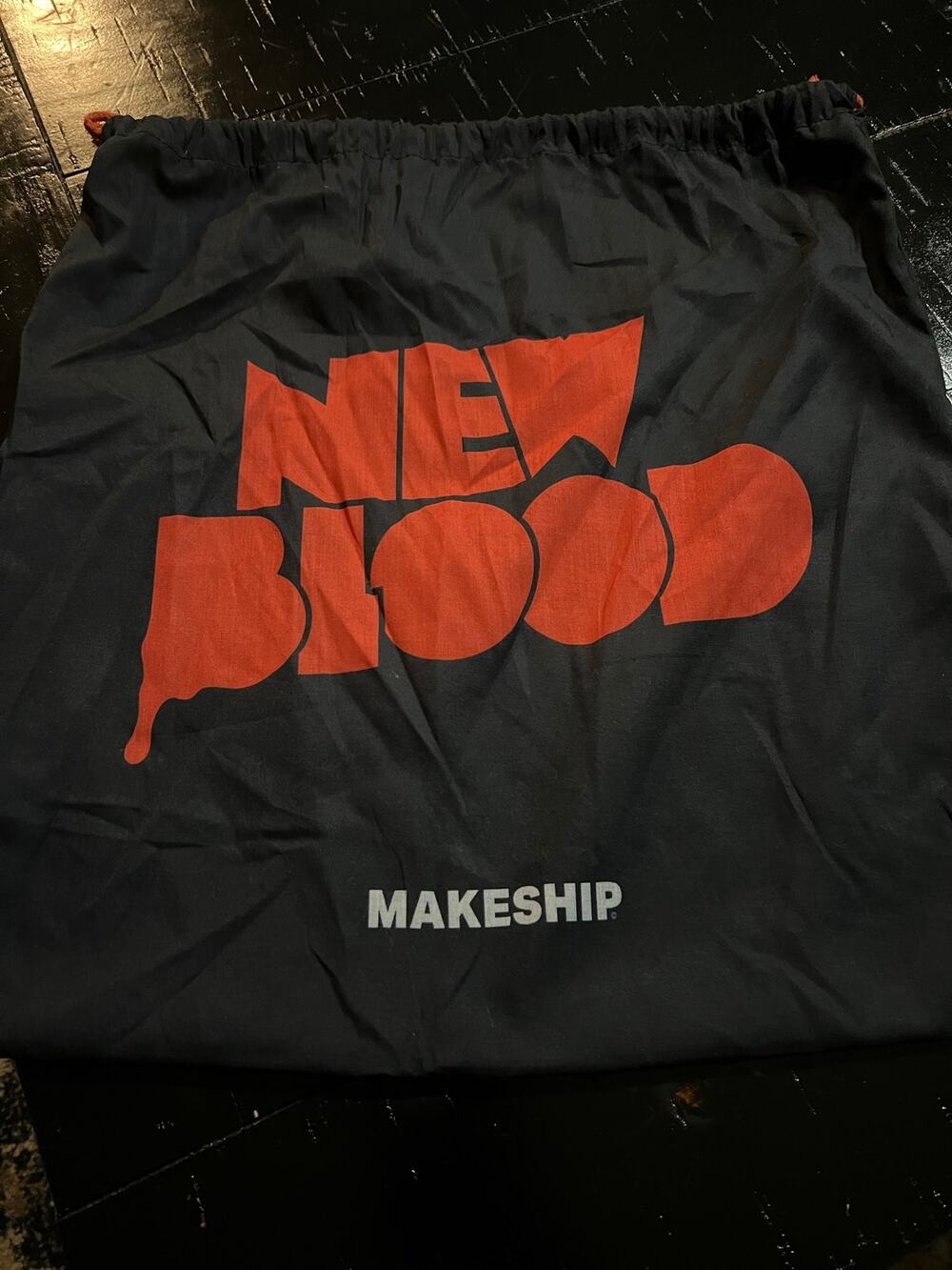 Makeship New Blood Interactive Plush Drawstring Dust Bag Black Red Collectible